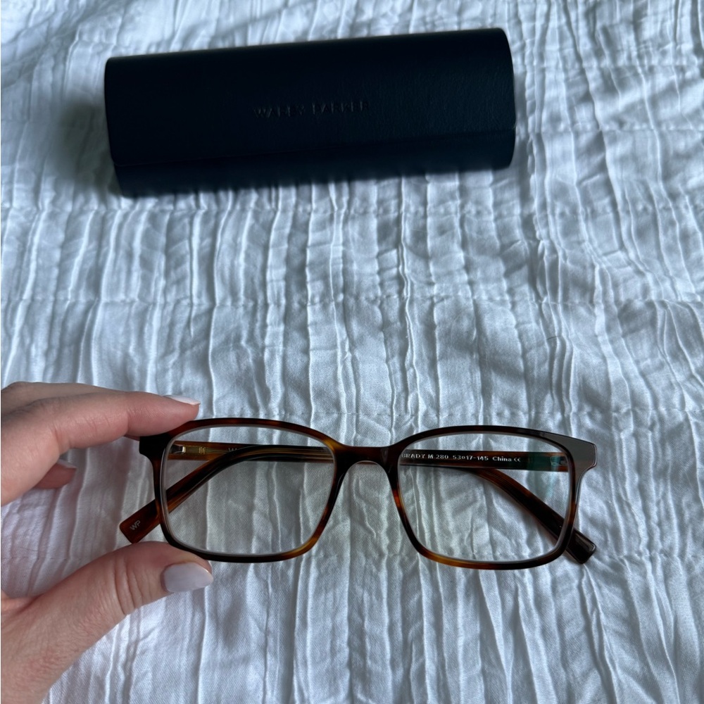 Warby Parker ‘Brady’ Tortoise Blue Light Glasses